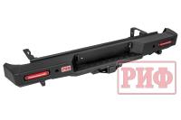 Бампер РИФ силовой задний Changan Hunter Plus с квадратом под фаркоп и фонарями