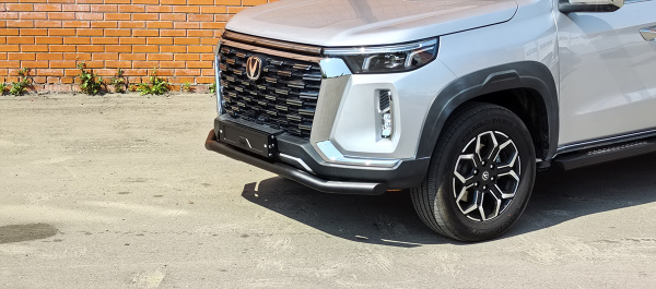 Бампер РИФ силовой передний/защита штатного бампера Changan Hunter Plus c защитой радиатора (устанавливается только с площадкой RIFF70-30000)