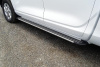 Пороги алюминиевые Slim Line Silver 1920 мм для Changan Hunter Plus