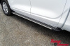 Пороги алюминиевые Slim Line Silver 1920 мм для Changan Hunter Plus
